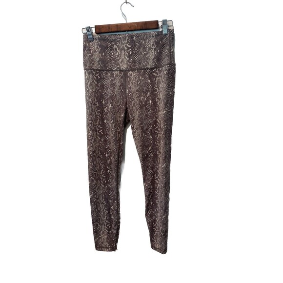 Varley Century Snake Leggings Size Small S Animal Viper Grey Pumice - Picture 1 of 9